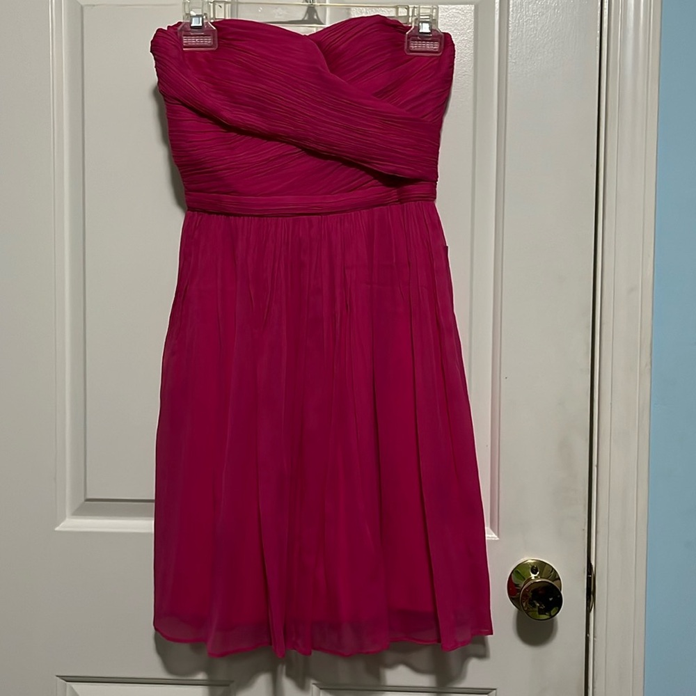 J CREW Special Occasion Dress Fuchsia Size 00 New!